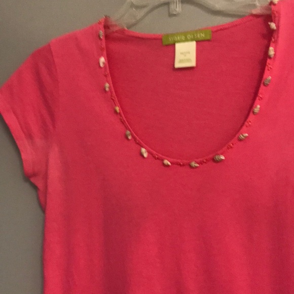 Petite shell collared top - Picture 2 of 4